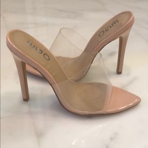 Nude/Clear Heels